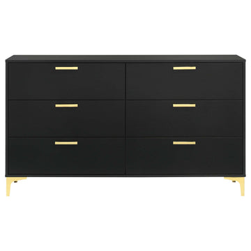 Kendall Black / Gold Dresser - Ornate Home