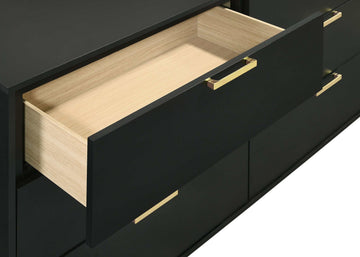 Kendall Black / Gold Dresser - Ornate Home