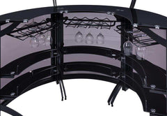 Kendall Black & Smoke Bar Unit (Set Of 3) - Ornate Home