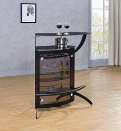 Kendall Black & Smoke Bar Unit (Set Of 3) - Ornate Home