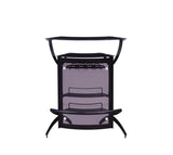 Kendall Black & Smoked Bar Unit - Ornate Home