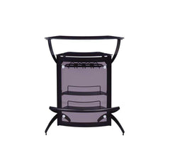 Kendall Black & Smoked Bar Unit - Ornate Home