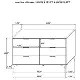 Kendall White / Gold California King Bed 5 Pc Set - Ornate Home