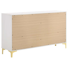 Kendall White / Gold Dresser - Ornate Home