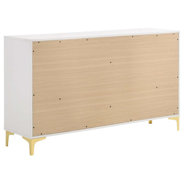 Kendall White / Gold Dresser - Ornate Home