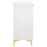 Kendall White / Gold Dresser - Ornate Home