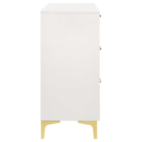 Kendall White / Gold Dresser - Ornate Home