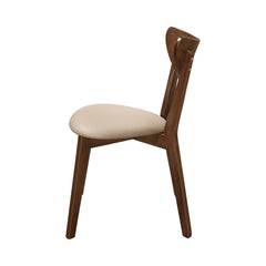 Kersey Beige & Chestnut Dining Side Chairs (Set of 2) - Ornate Home