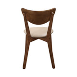 Kersey Beige & Chestnut Dining Side Chairs (Set of 2) - Ornate Home