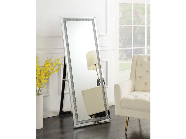Kerys Silver Cheval Floor Mirror - Ornate Home