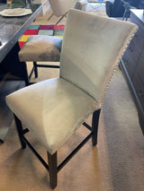 Kian II Light Gray & Black Counter Height Chair (Set of 2) - Ornate Home