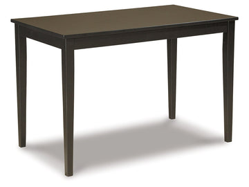 Kimonte Dark Brown Dining Table - Ornate Home
