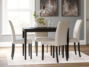 Kimonte Dark Brown Dining Table - Ornate Home