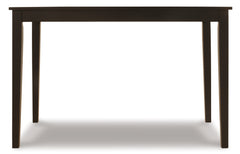 Kimonte Dark Brown Dining Table - Ornate Home