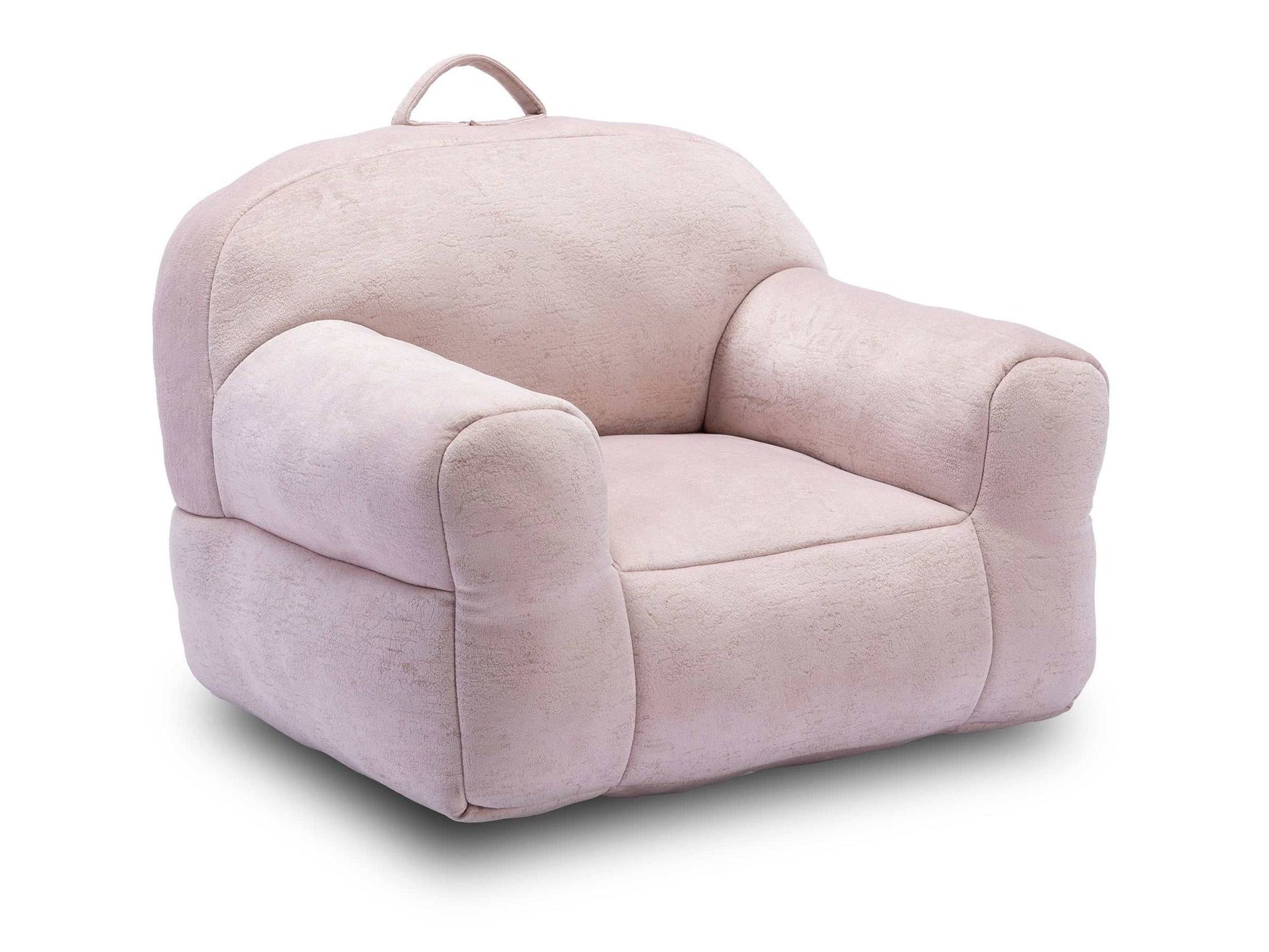 King Kid's Pink Velvet Bean Chair - Ornate Home