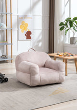 King Kid's Pink Velvet Bean Chair - Ornate Home
