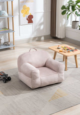 King Kid's Pink Velvet Bean Chair - Ornate Home