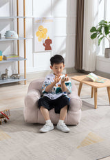 King Kid's Pink Velvet Bean Chair - Ornate Home