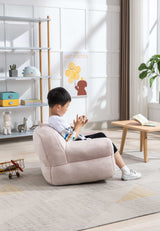 King Kid's Pink Velvet Bean Chair - Ornate Home