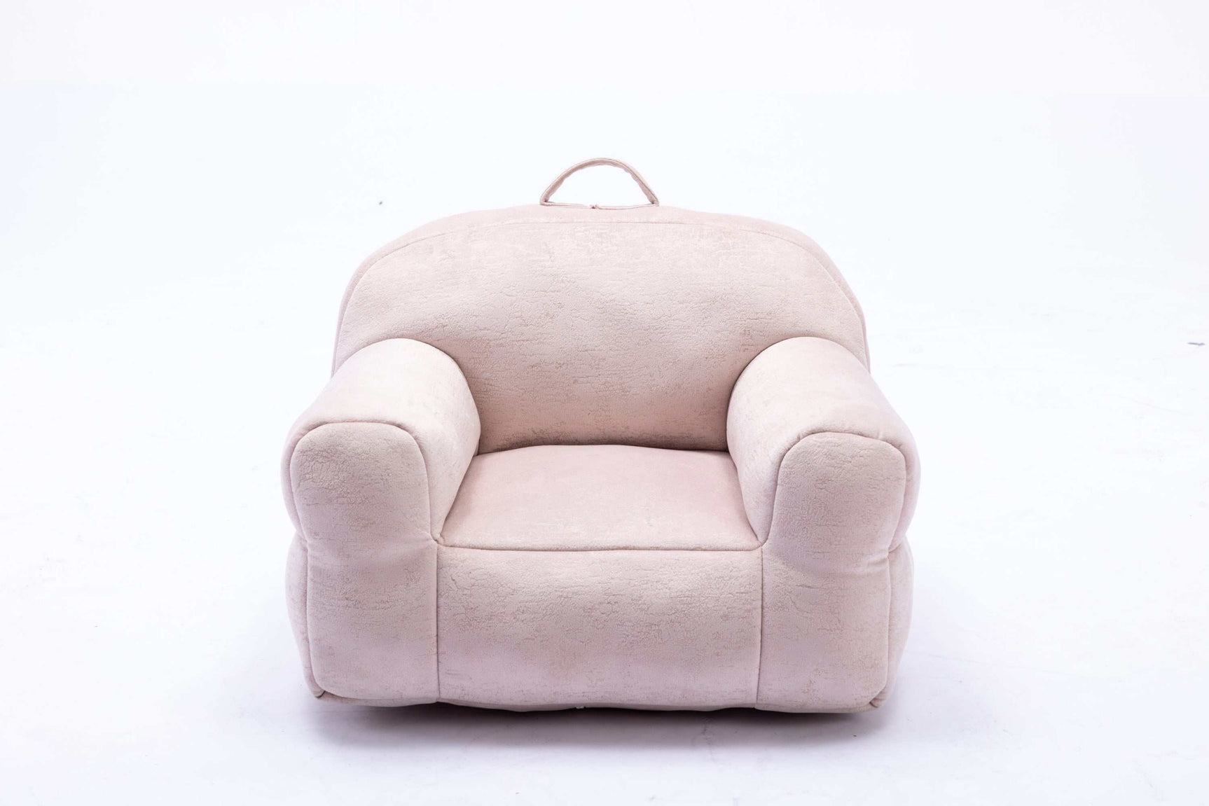 King Kid's Pink Velvet Bean Chair - Ornate Home