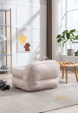 King Kid's Pink Velvet Bean Chair - Ornate Home