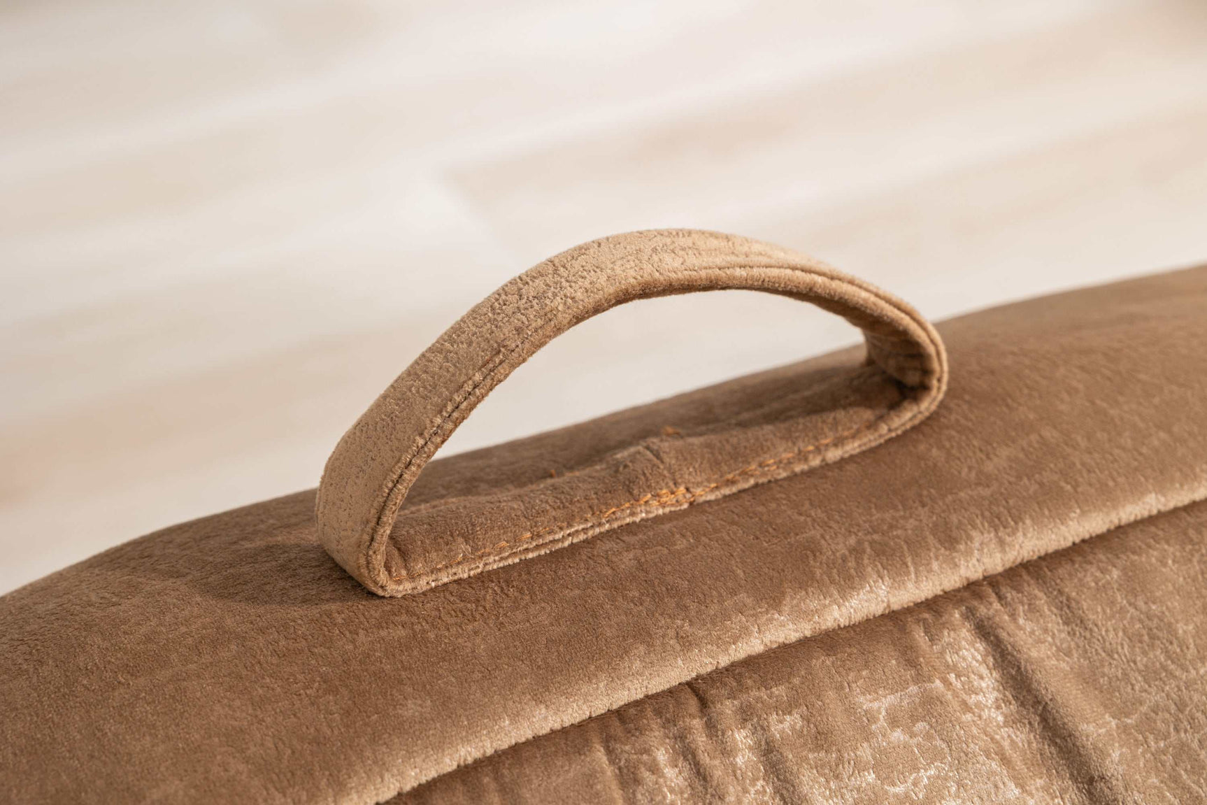 King Kids' Brown Velvet Bean Bag Chair - Ornate Home