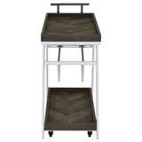 Kinney Grey Bar Cart - Ornate Home