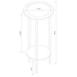 Kirk Espresso Side Table - Ornate Home