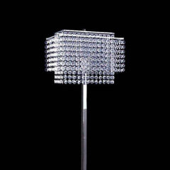 Kit Crystal & Chrome Floor Lamp - Ornate Home
