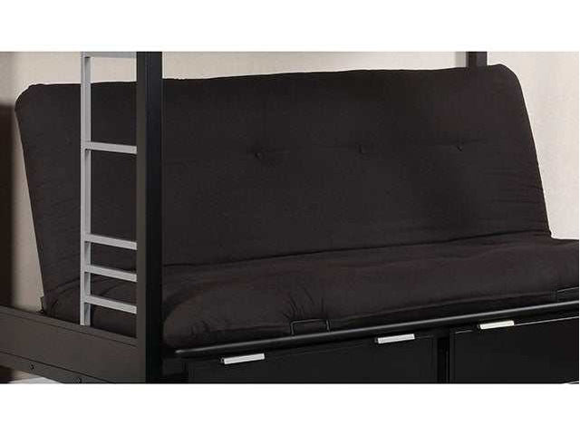 Knox Black 6" Black Futon Mattress - Ornate Home