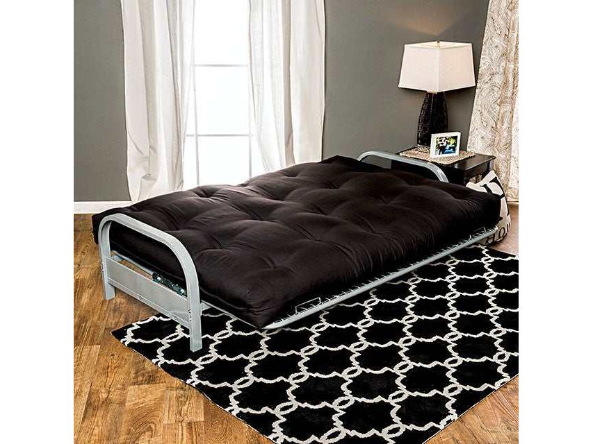 Knox Black 8" Black Futon Mattress - Ornate Home