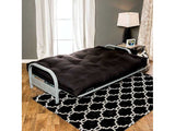 Knox Black 8" Black Futon Mattress w/ Innerspring - Ornate Home