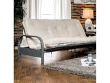 Knox White 8" White Futon Mattress w/ Innerspring - Ornate Home