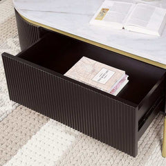 Koblenz Dark Walnut Coffee Table - Ornate Home