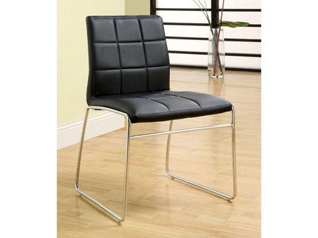 Kona Black Dining Chair (Set of 2) - Ornate Home