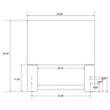 Kosmo Sand Twin Headboard - Ornate Home