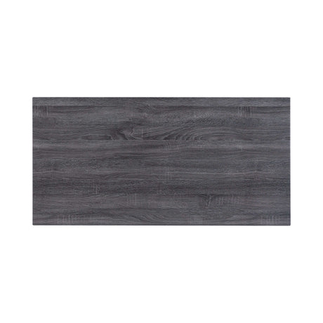 Kravitz Weathered Grey & Chrome Writing Desk - Ornate Home