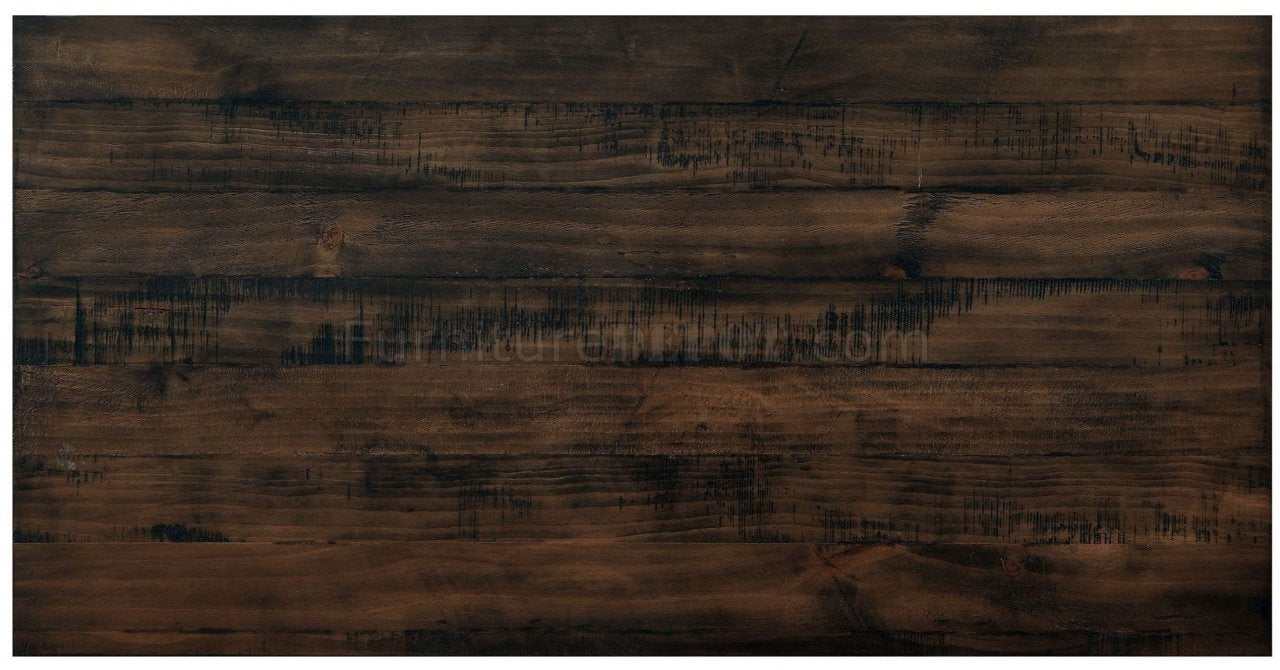 Lainey Weathered Medium Oak & Black Counter Height Dining Table - Ornate Home