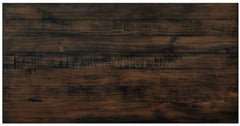 Lainey Weathered Medium Oak & Black Counter Height Dining Table - Ornate Home