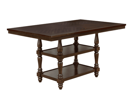 Langley Espresso Counter Height Table - Ornate Home