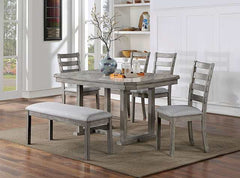 Laquila Gray Bench - Ornate Home