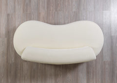 Larissa Ivory Boucle Loveseat - Ornate Home