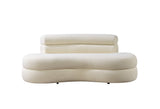 Larissa Ivory Boucle Loveseat - Ornate Home