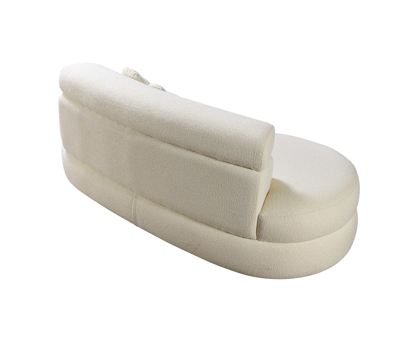 Larissa Ivory Boucle Loveseat - Ornate Home