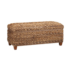 Laughton Amber HandWoven Storage Trunk - Ornate Home