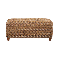 Laughton Amber HandWoven Storage Trunk - Ornate Home
