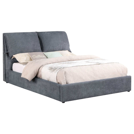 Laurel Dark Grey Eastern King Bed - Ornate Home