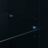 Lava Light Luxury Modern Storage Cabinets Black - Ornate Home
