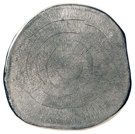 Laverford Chrome/Black End Table - Ornate Home