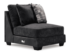 Lavernett Charcoal 4pc Sectional Sofa - Ornate Home